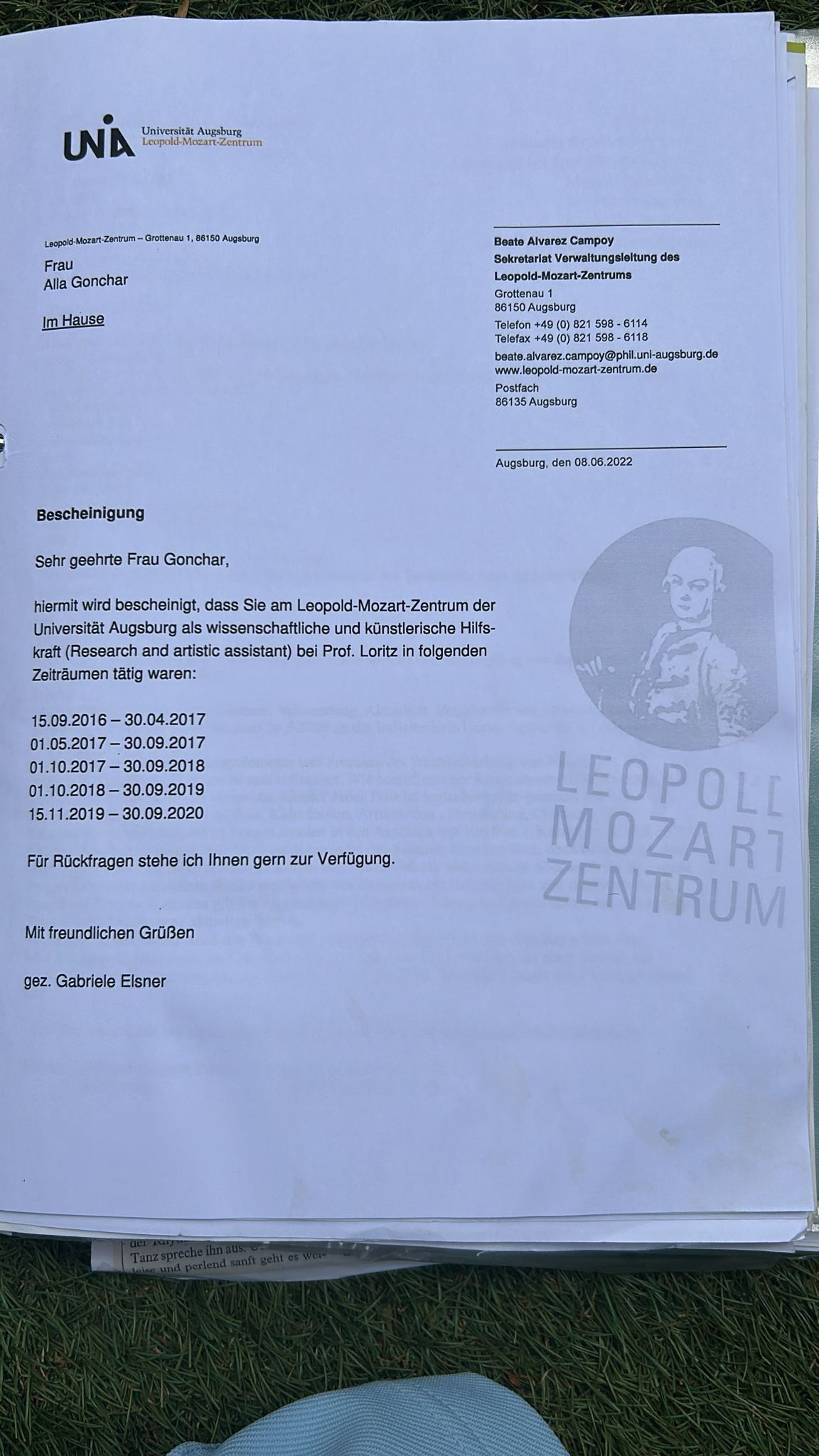 Auszeichnung Diplom Urkunde